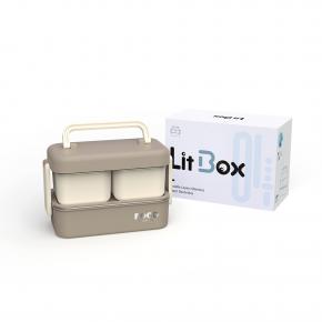 L004 Stainless Steel Lunch box with 3 Compartments
