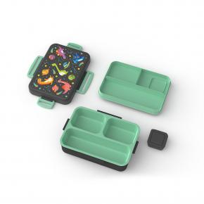674 Bento Box with 3 Compartments