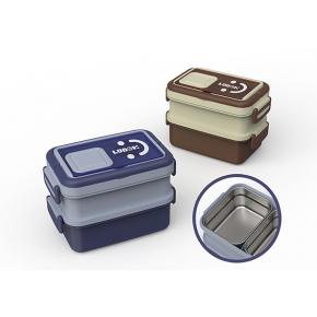 680 Stainless Steel Lunch box with 3 Compartments
