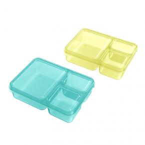 694 Food Container with 3 Compartments