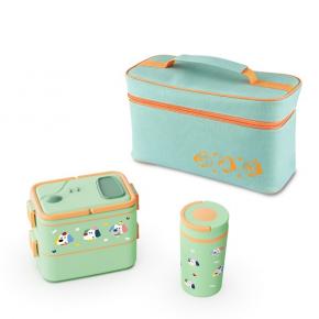 697 Stainless Steel Lunch Box with Bottle and Bag $8.69