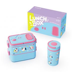 698 Plastic Lunch Box with Bottle $4.44